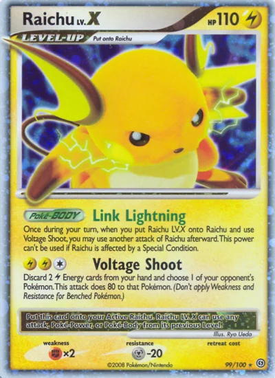 Raichu LV.X dp7-99
