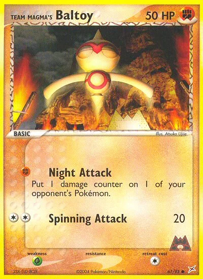 Team Magma's Baltoy ex4-61
