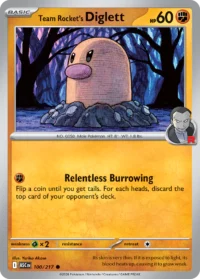 Team Rocket's Diglett me2pt5-100