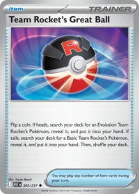 Team Rocket's Great Ball me2pt5-205