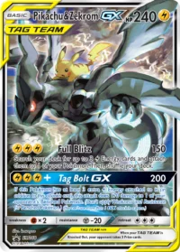 Pikachu & Zekrom-GX smp-SM168