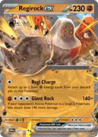 Regirock ex sv10-101