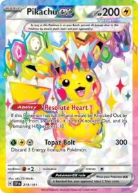 Pikachu ex sv8-219