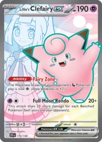 Lillie's Clefairy ex sv9-173